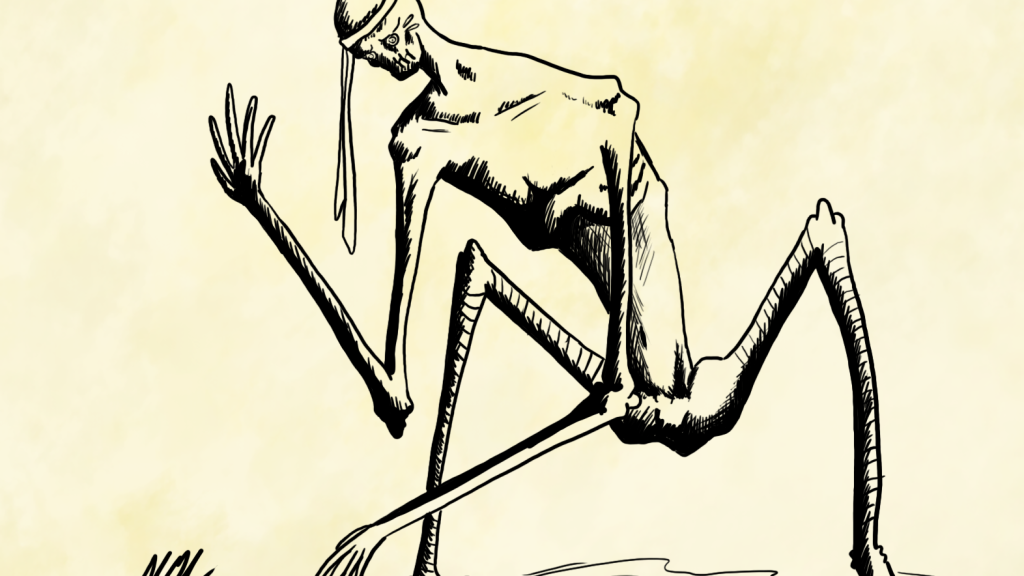 Mimi - Aboriginal Folklore illustration Mimi - Aboriginal Folklore illustration