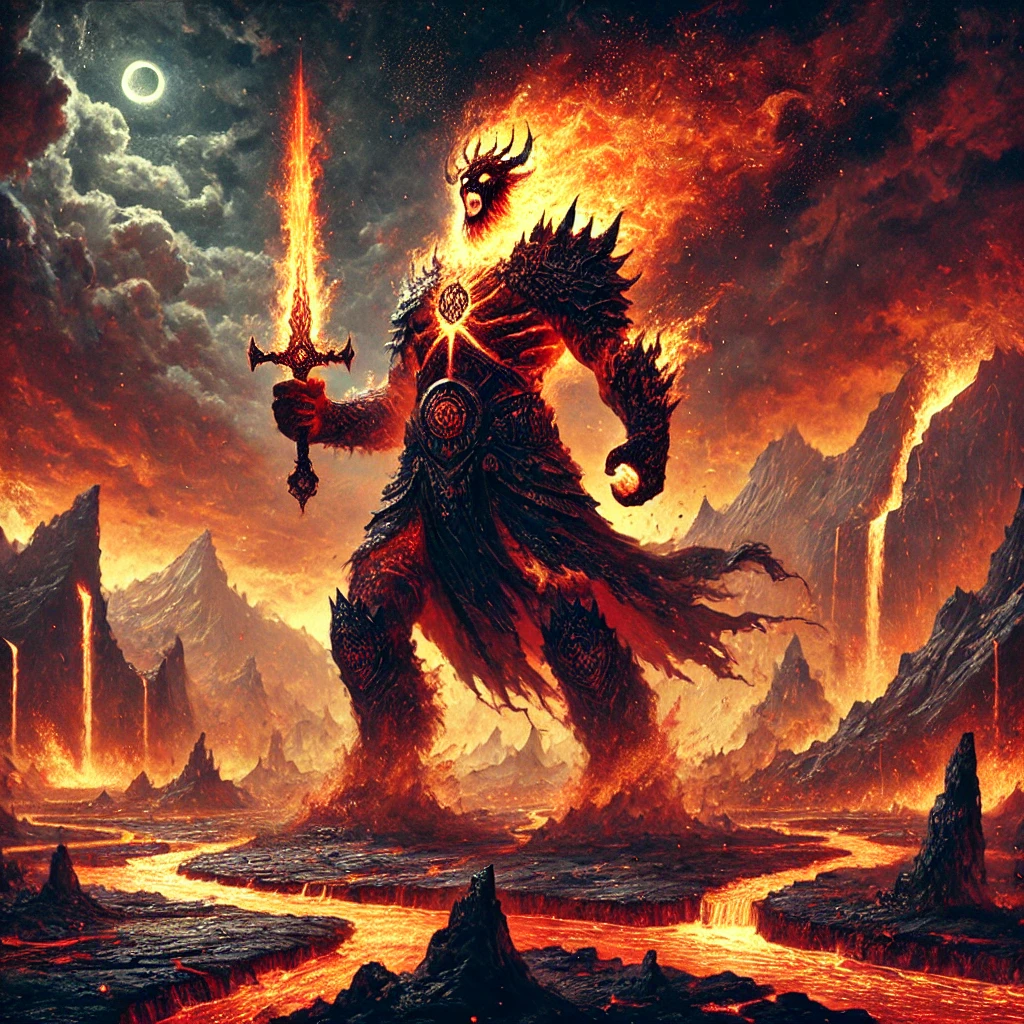 Surtr - Norse Mythology illustration Surtr - Norse Mythology illustration