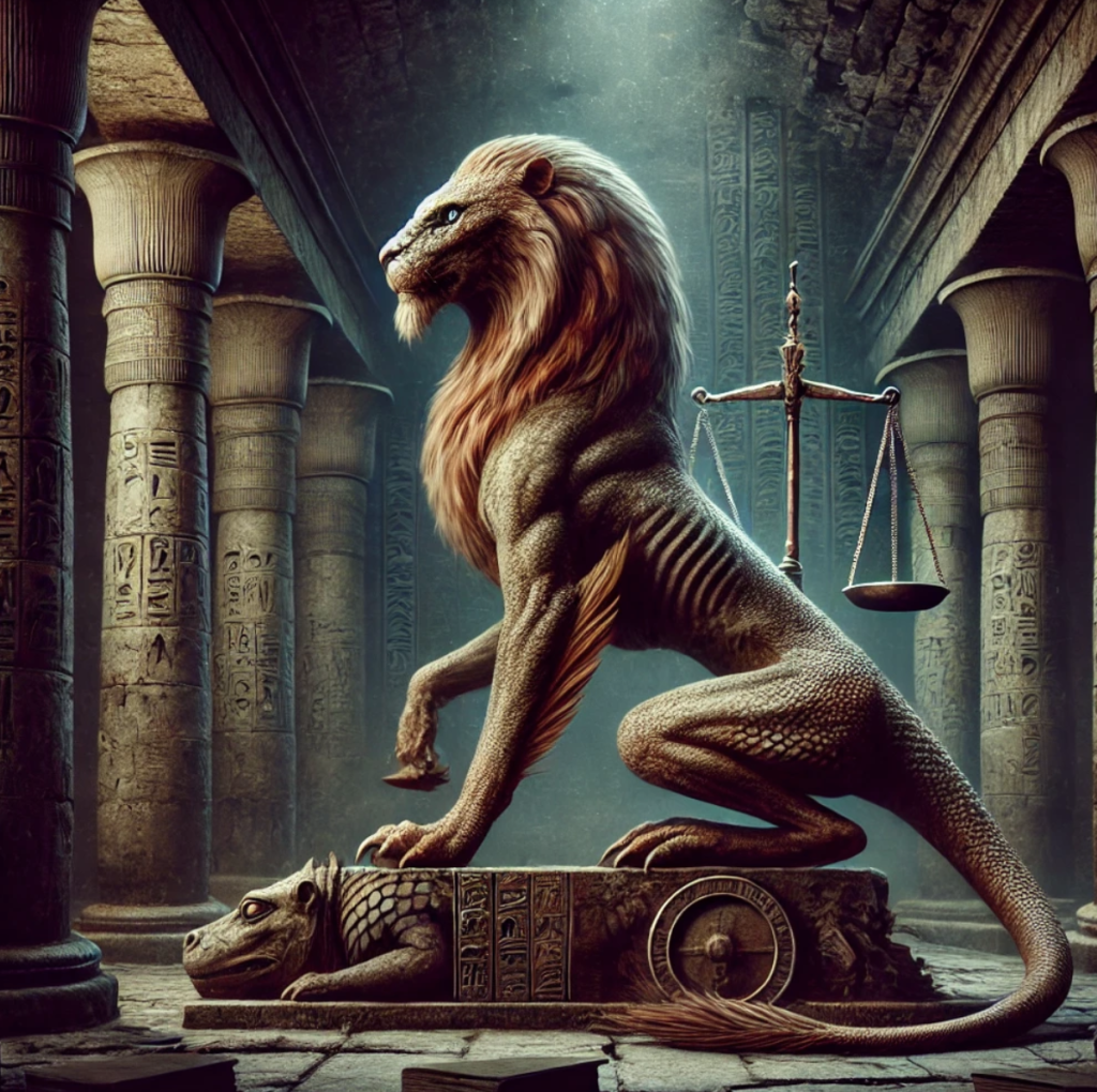 Ammit - Egyptian Mythology illustration