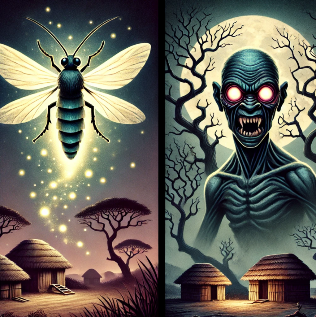 Adze - African Folklore illustration