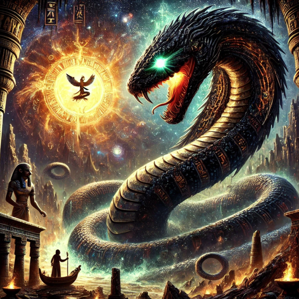 Apep - Egyptian Mythology illustration Apep - Egyptian Mythology illustration