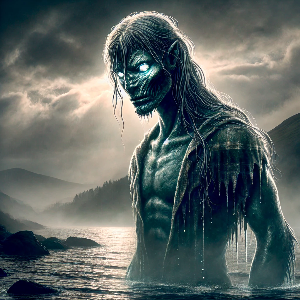 Artistic depiction of Kelpie from European Folklore
