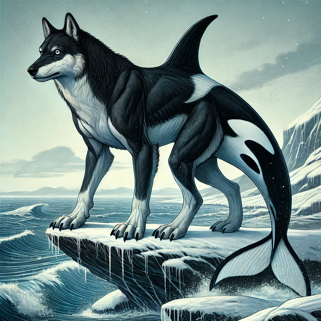 Ahklut - Inuit Folklore illustration Ahklut - Inuit Folklore illustration