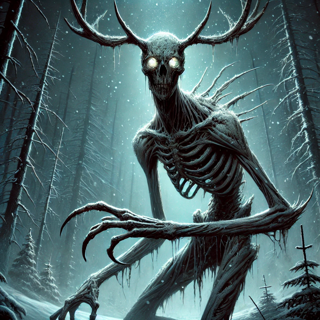 Wendigo - Native American Folklore illustration Wendigo - Native American Folklore illustration