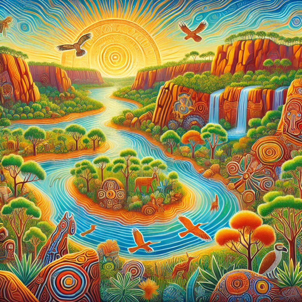 Arnhem Land folklore illustration Arnhem Land folklore illustration