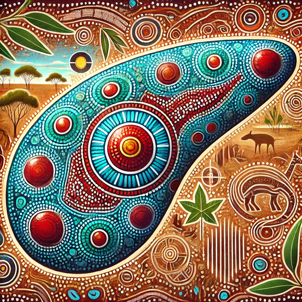 Boomerangs folklore illustration Boomerangs folklore illustration