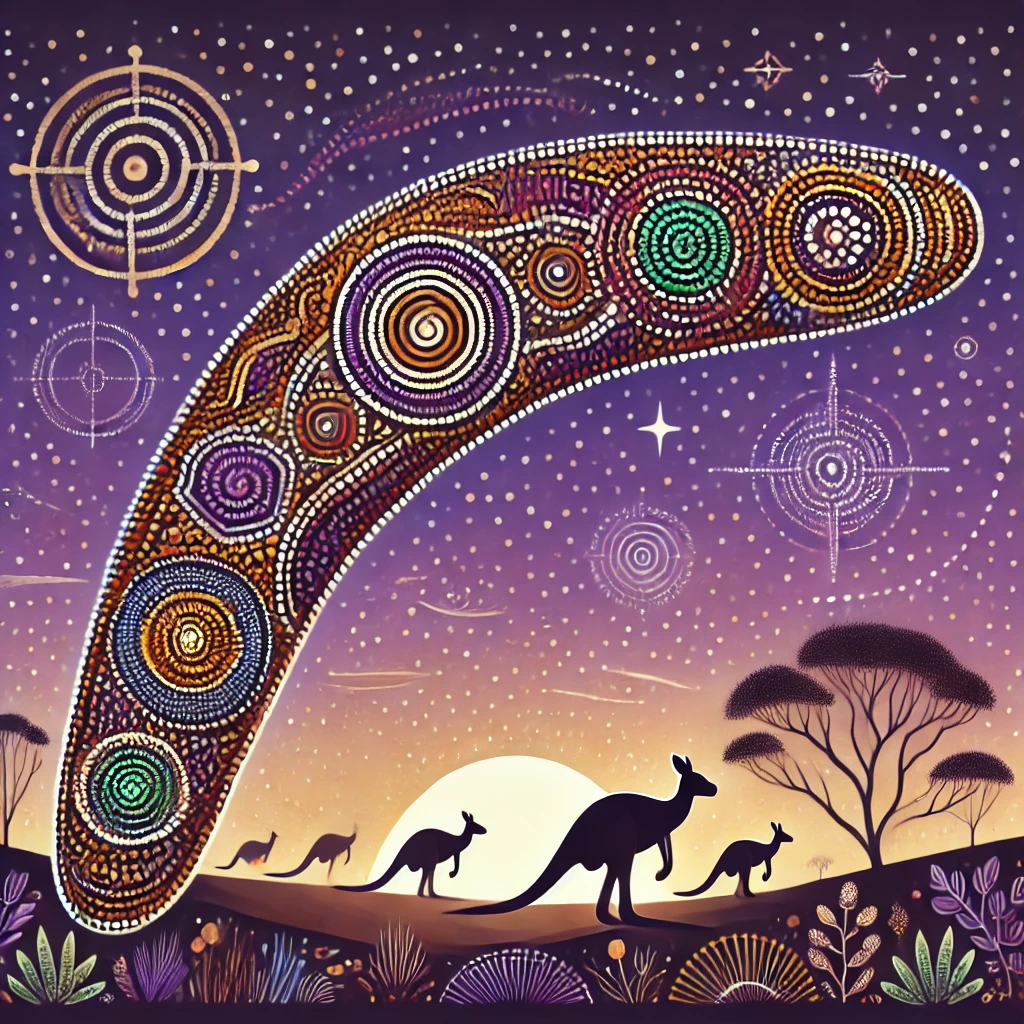 Ancient depiction of Boomerangs Ancient depiction of Boomerangs