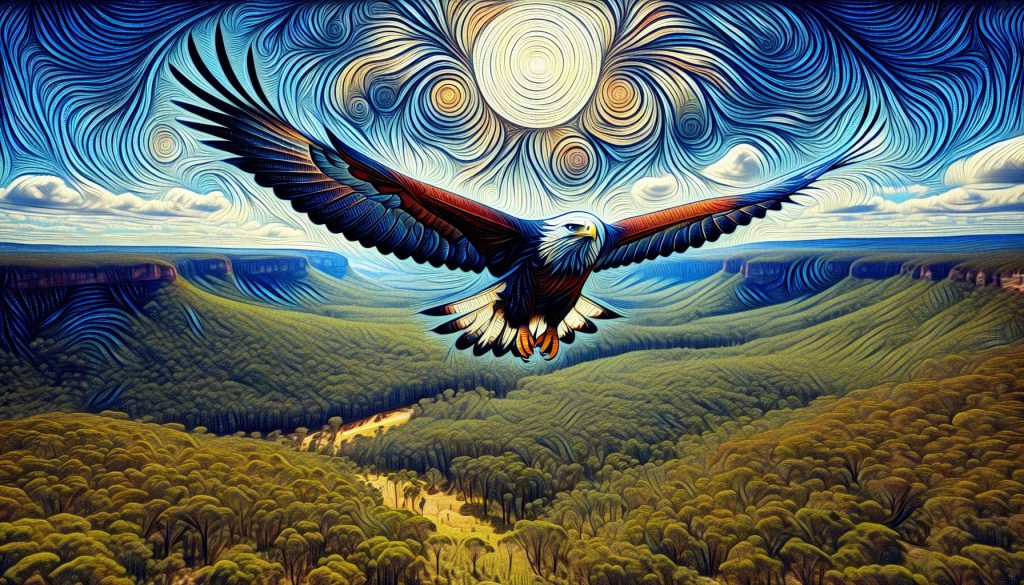 Bunjil - Aboriginal Folklore illustration Bunjil - Aboriginal Folklore illustration