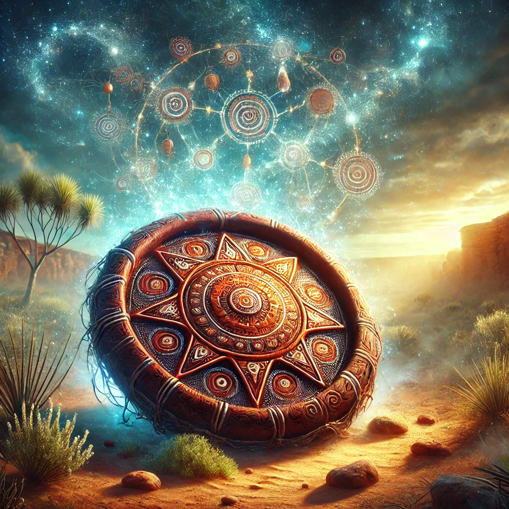 Churinga mythology artwork
