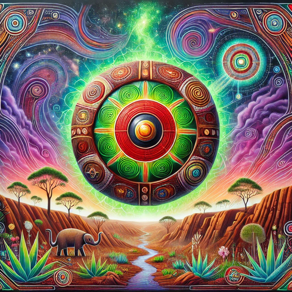 Churinga - Aboriginal Folklore illustration