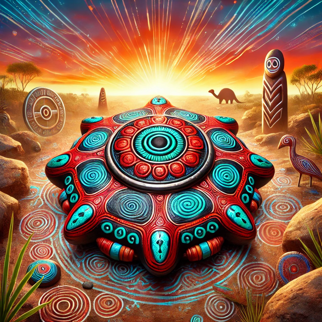 Churinga - mythological figure from Aboriginal Folklore