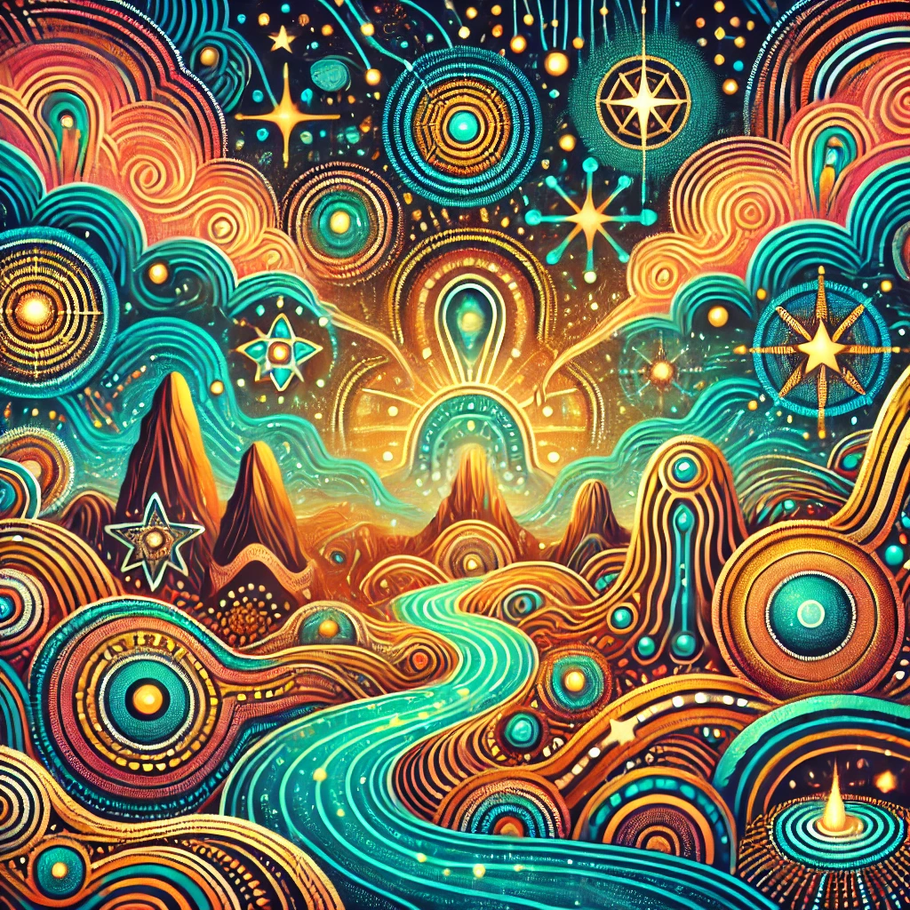 Ancient depiction of Dreamtime