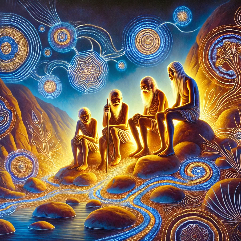 Elders folklore illustration Elders folklore illustration