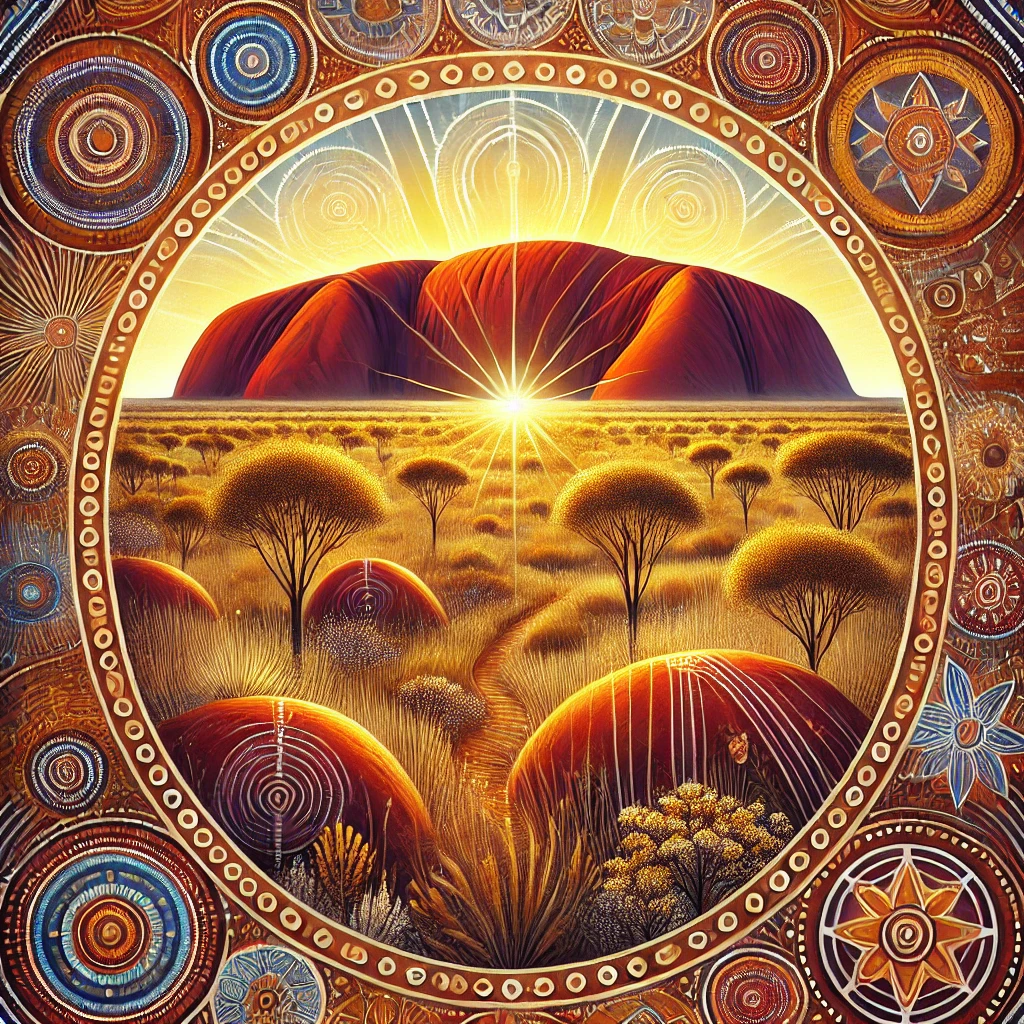 Kata Tjuta - Aboriginal Folklore illustration