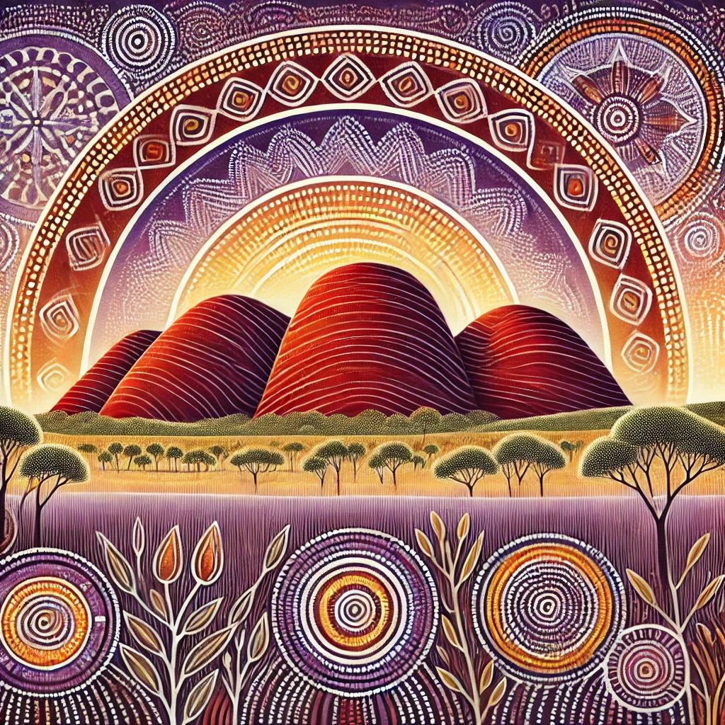 Kata Tjuta - mythological figure from Aboriginal Folklore