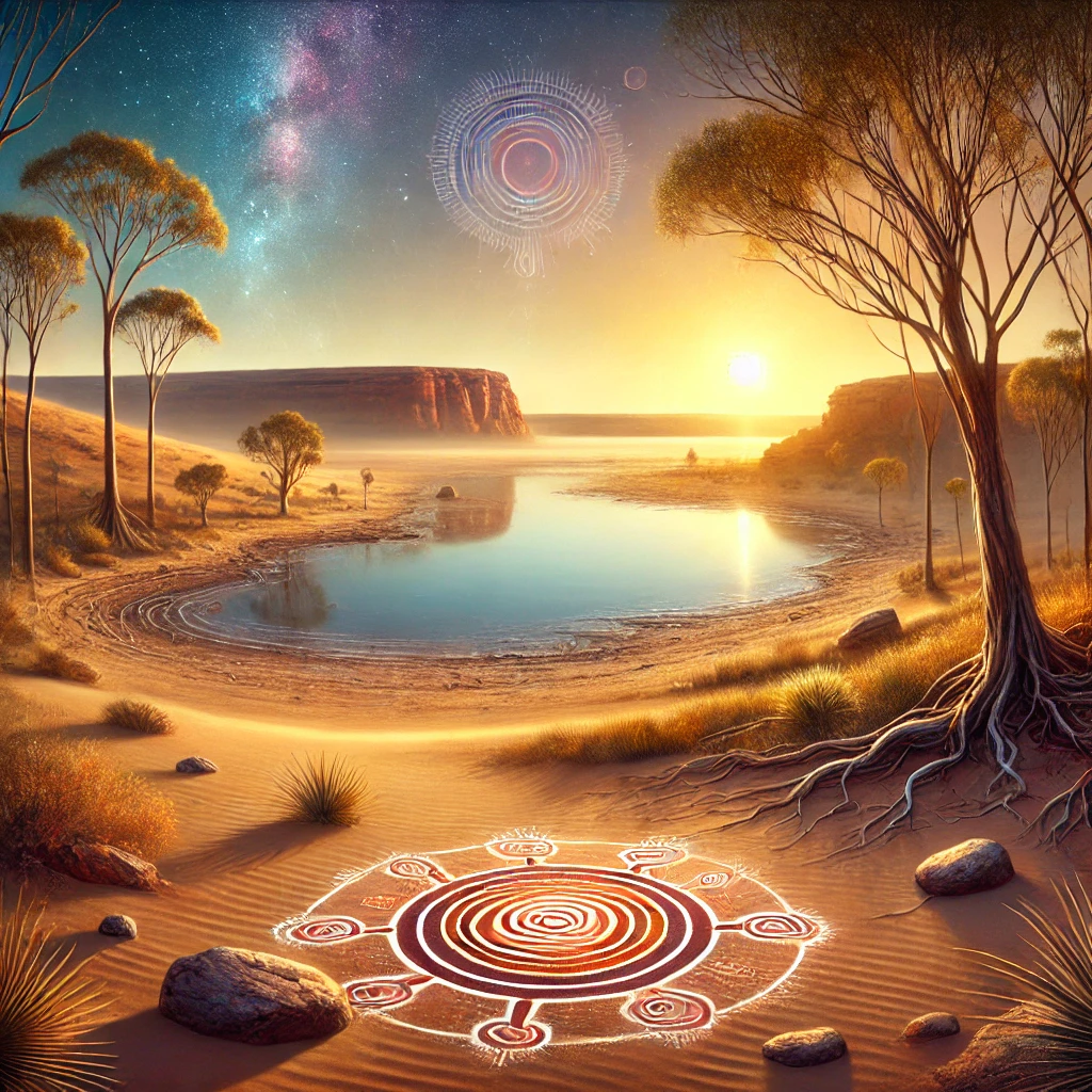 Lake Mungo mythology artwork Lake Mungo mythology artwork