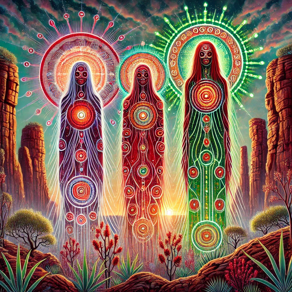Mimih Spirits - mythological figure from Aboriginal Folklore Mimih Spirits - mythological figure from Aboriginal Folklore