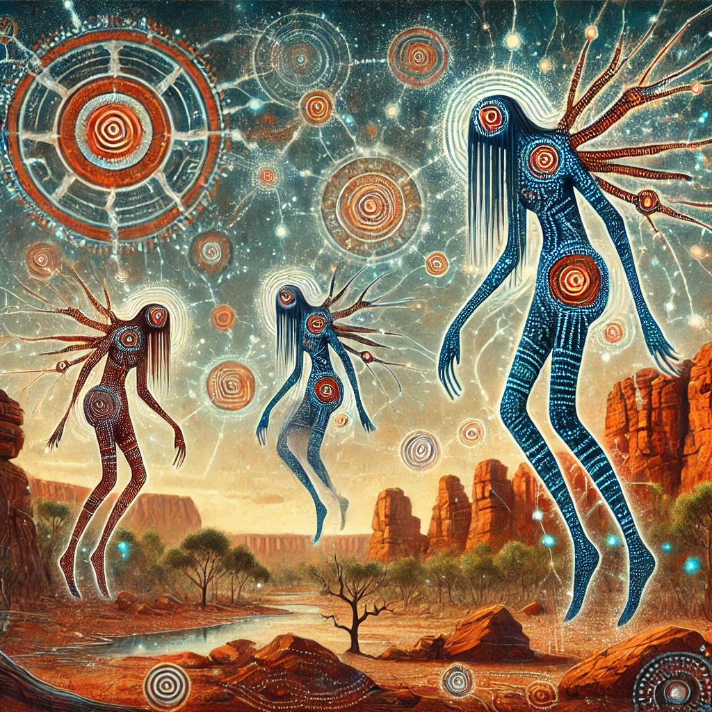 Quinkan Spirits mythology artwork Quinkan Spirits mythology artwork