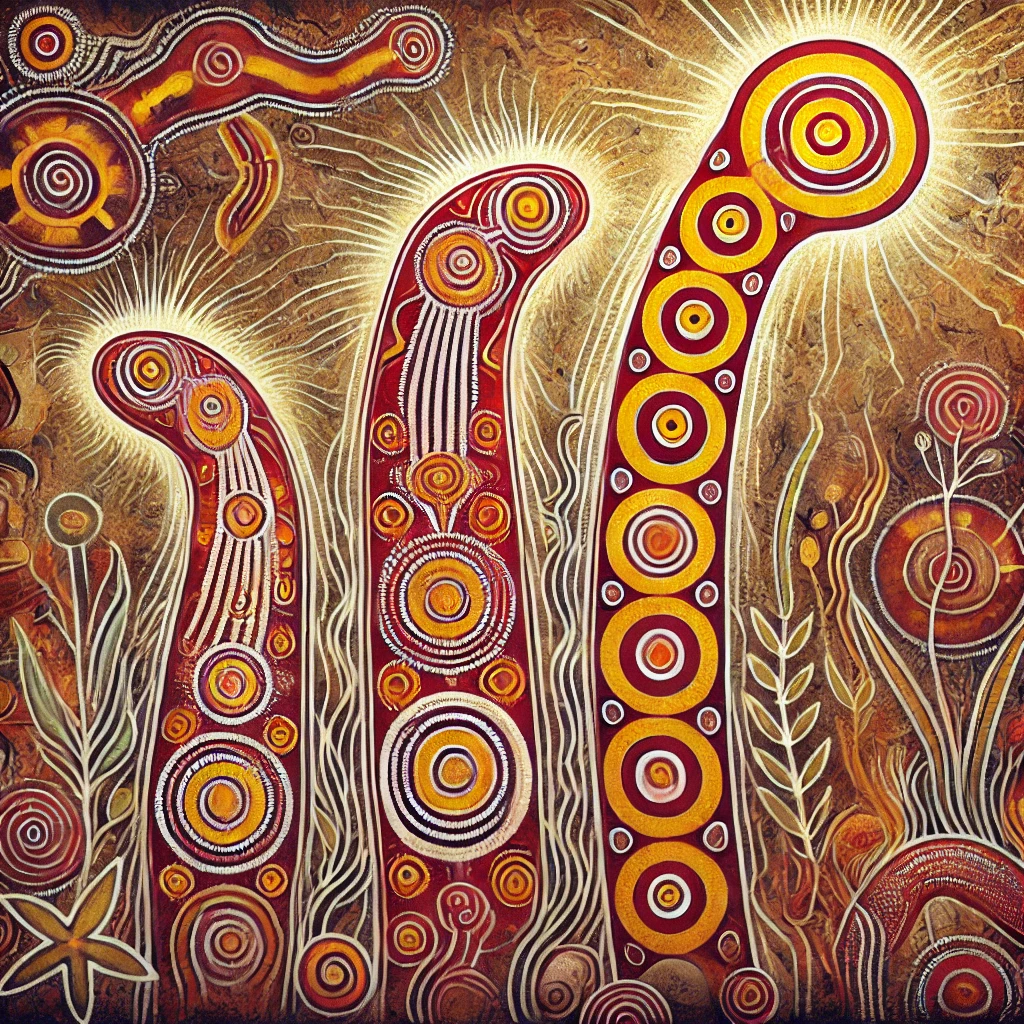 Quinkan Spirits folklore illustration Quinkan Spirits folklore illustration