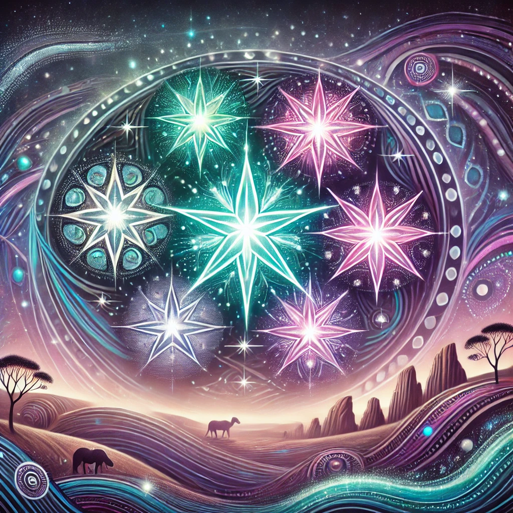 Seven Sisters folklore illustration