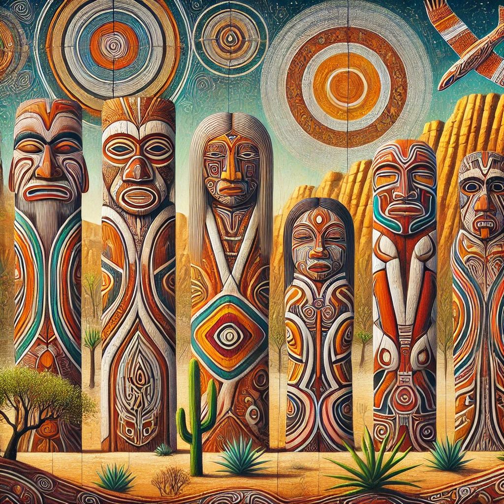 Totems mythology artwork Totems mythology artwork