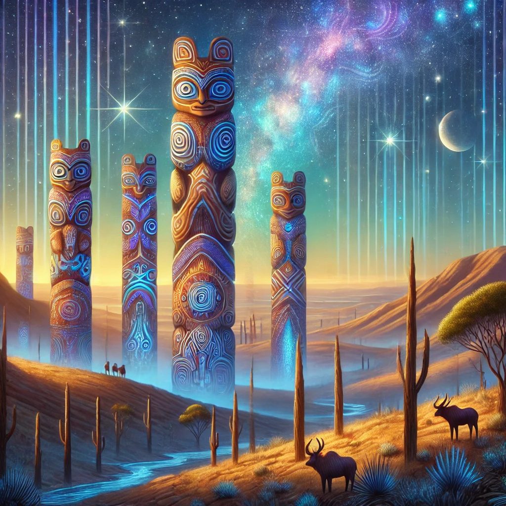 Visual representation of Totems legend Visual representation of Totems legend