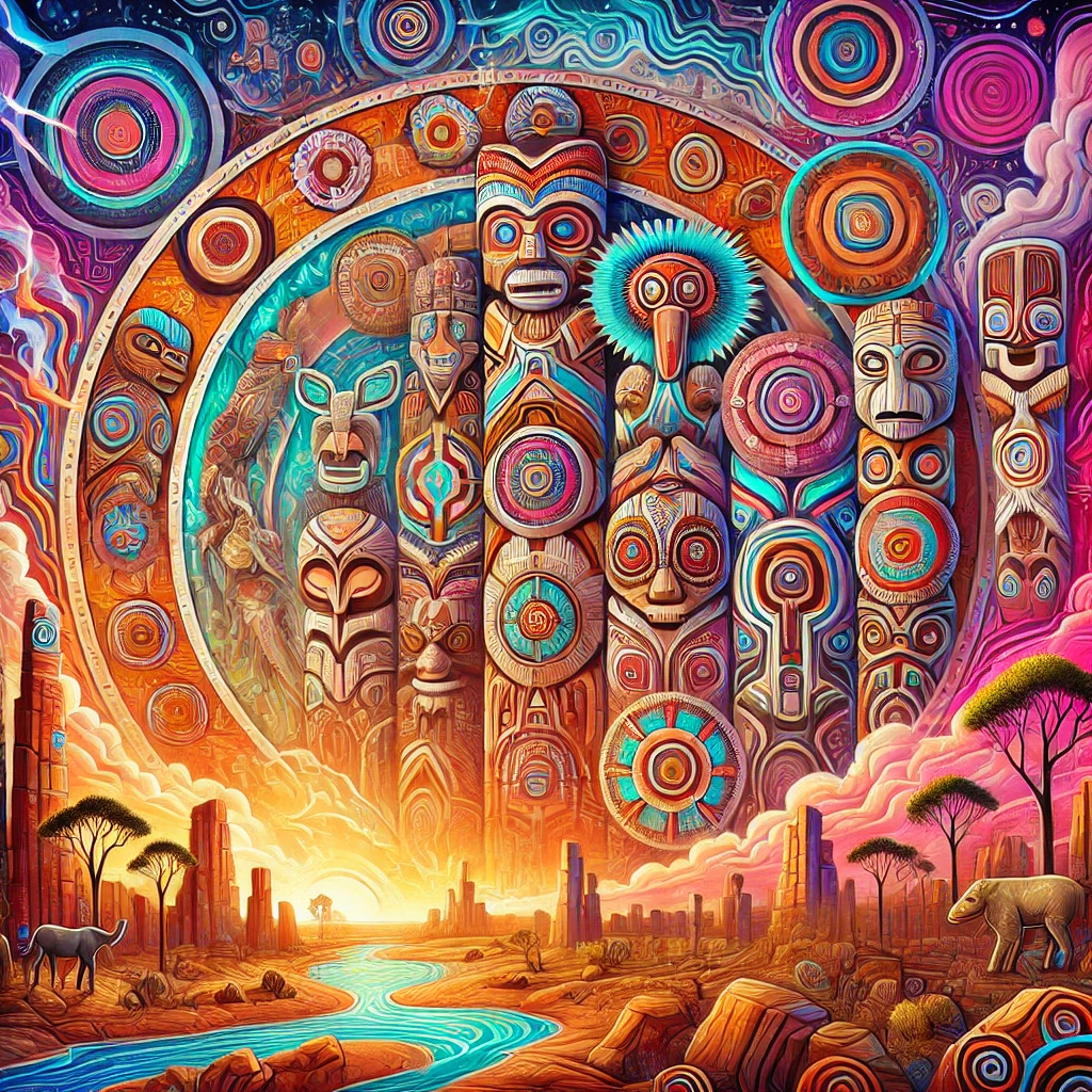 Ancient depiction of Totems Ancient depiction of Totems
