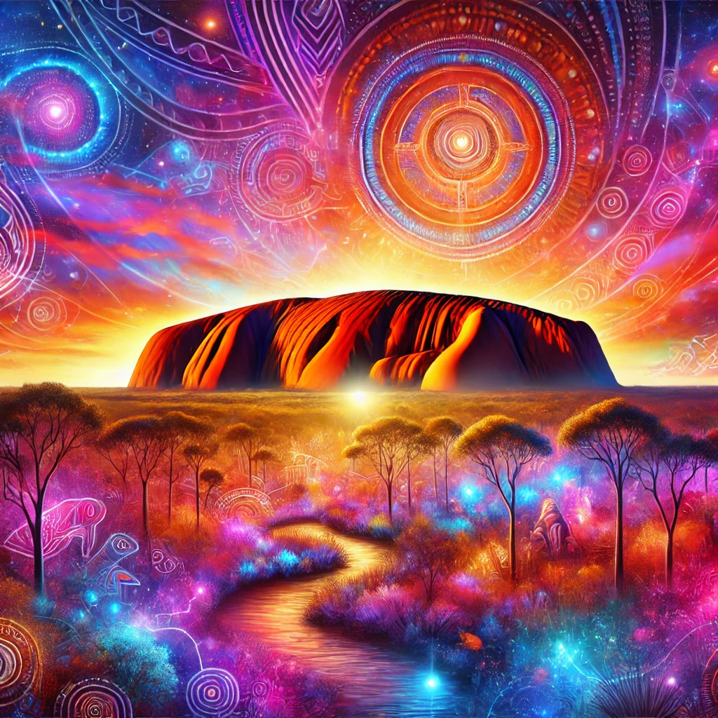 Ancient depiction of Uluru Ancient depiction of Uluru