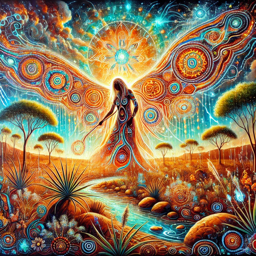 Wandjina - Aboriginal Folklore illustration