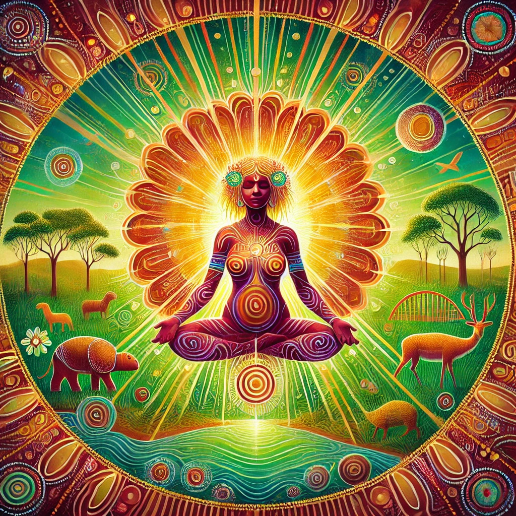Yhi - mythological figure from Aboriginal Folklore Yhi - mythological figure from Aboriginal Folklore