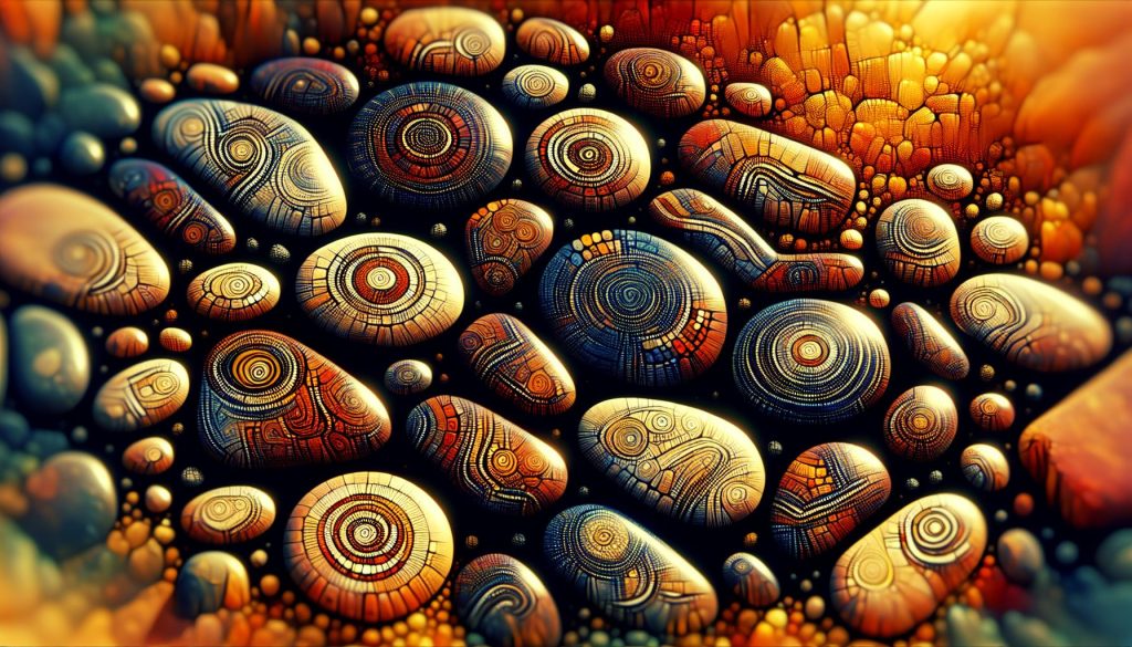 Traditional art of Churinga
