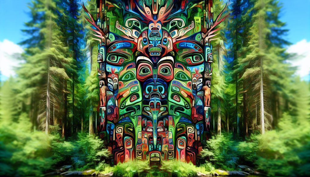 Traditional art of Totems Traditional art of Totems