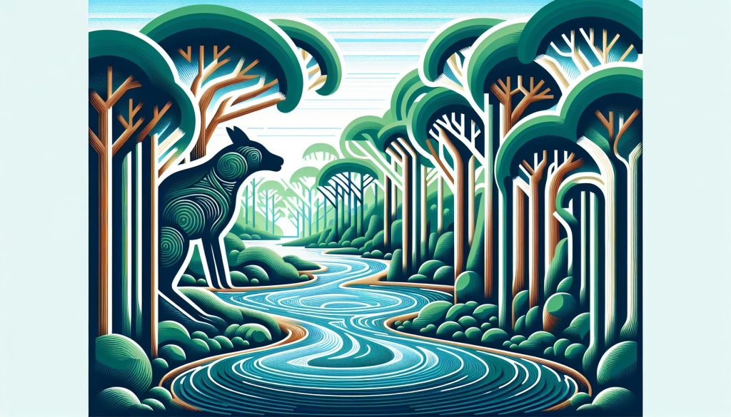 Traditional art of Bunyip Traditional art of Bunyip
