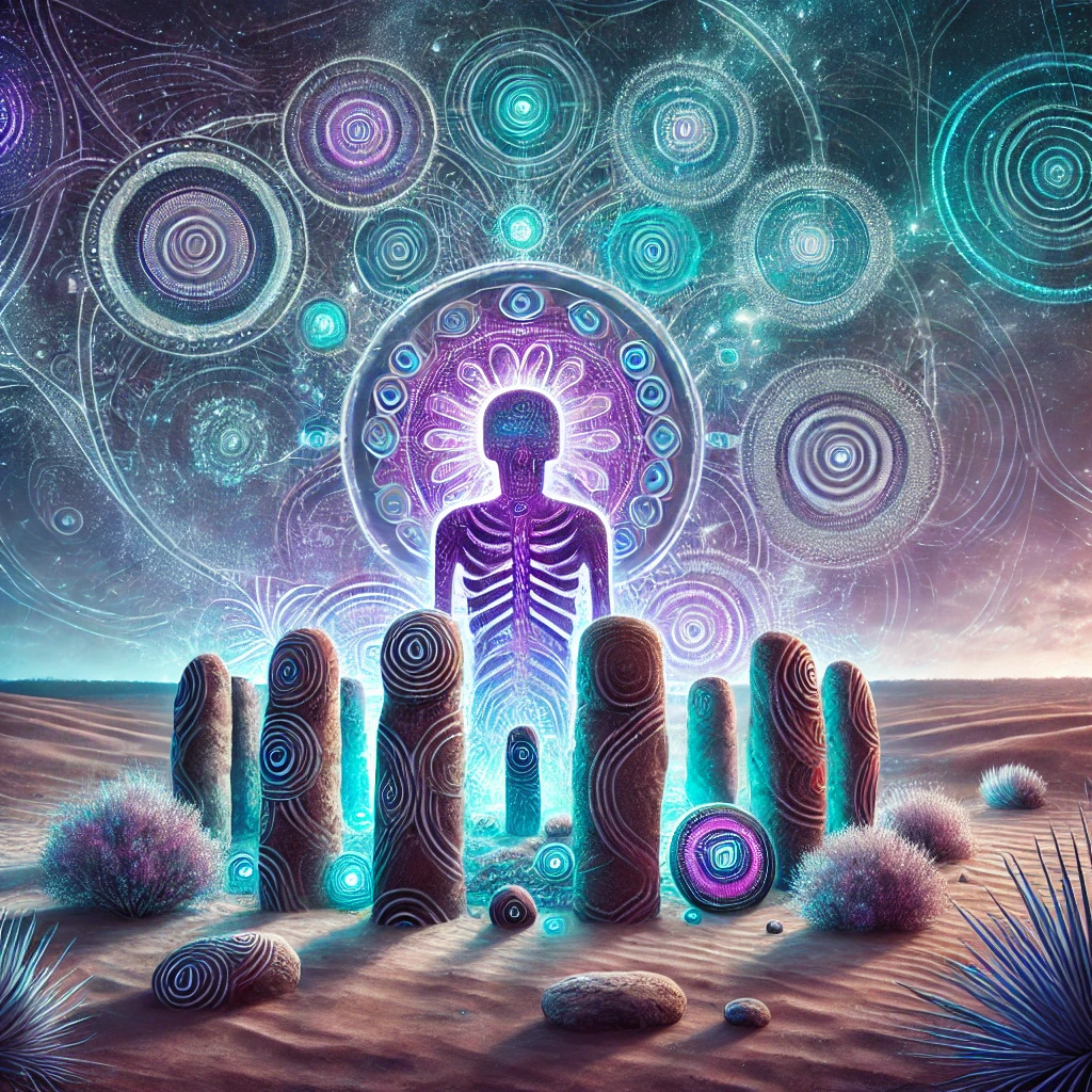 Mungo Man folklore illustration Mungo Man folklore illustration