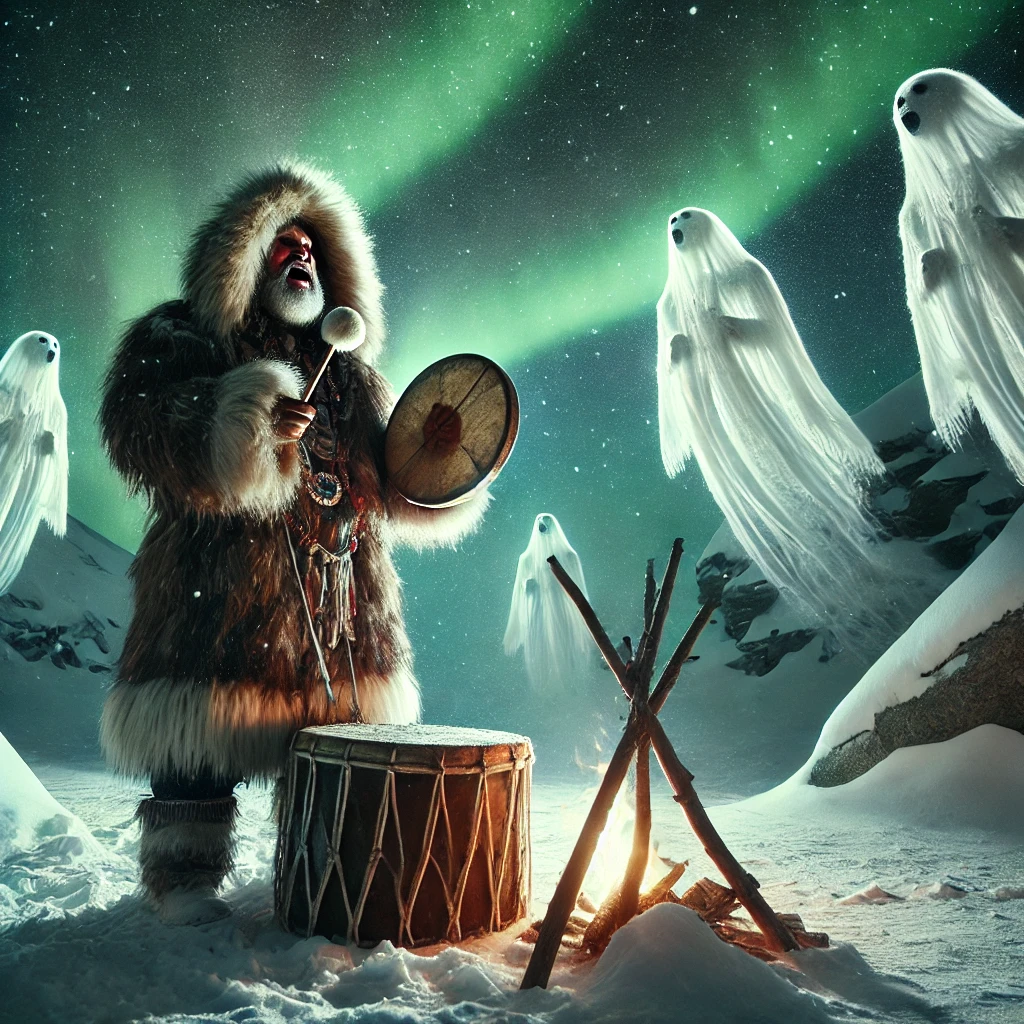 Artistic depiction of Adlivun from Inuit Folklore Artistic depiction of Adlivun from Inuit Folklore