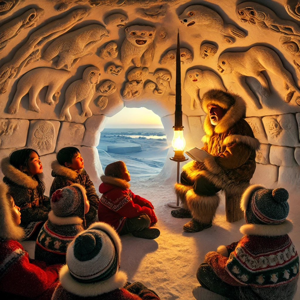 A’akuluujjusi - Inuit Folklore illustration A’akuluujjusi - Inuit Folklore illustration