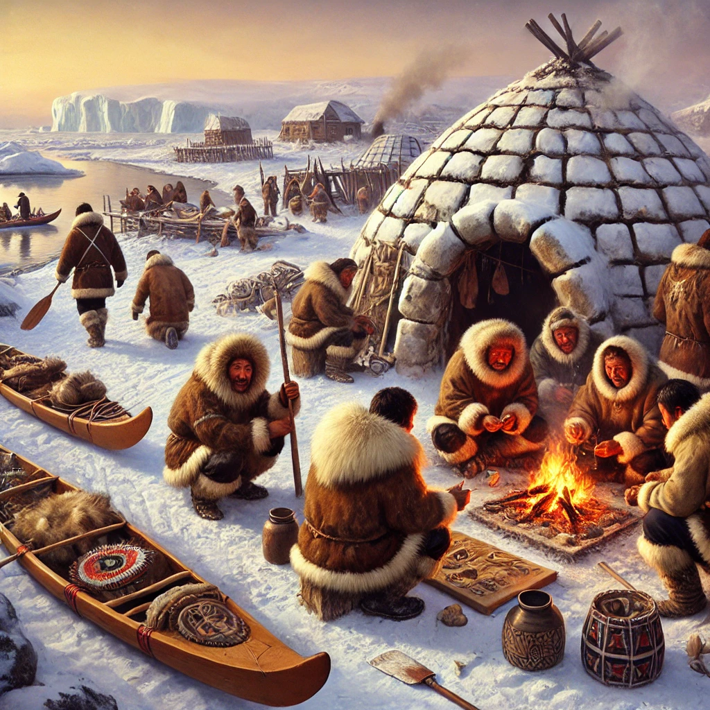 Artistic depiction of Keelut from Inuit Folklore Artistic depiction of Keelut from Inuit Folklore
