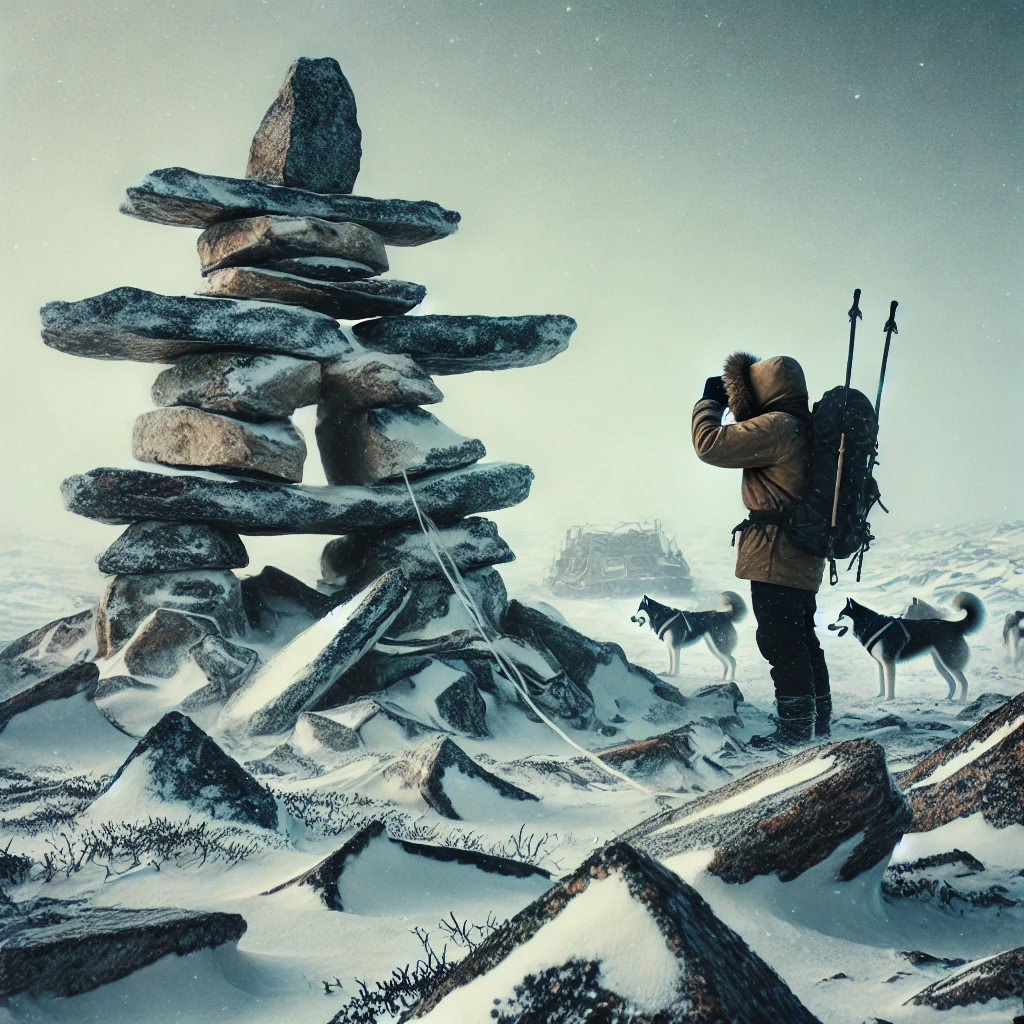 Inuksuk mythology artwork Inuksuk mythology artwork