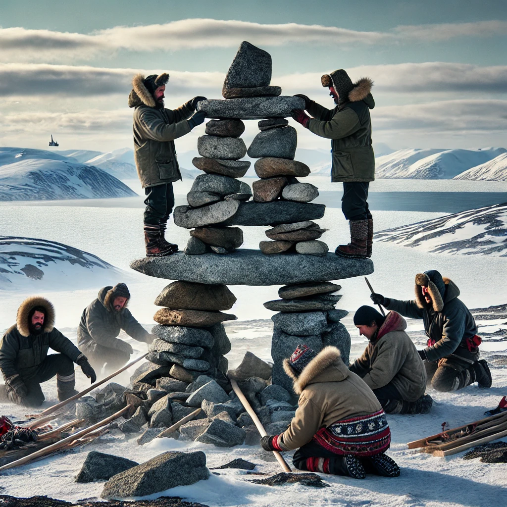 Inuksuk in Inuit Folklore tradition Inuksuk in Inuit Folklore tradition