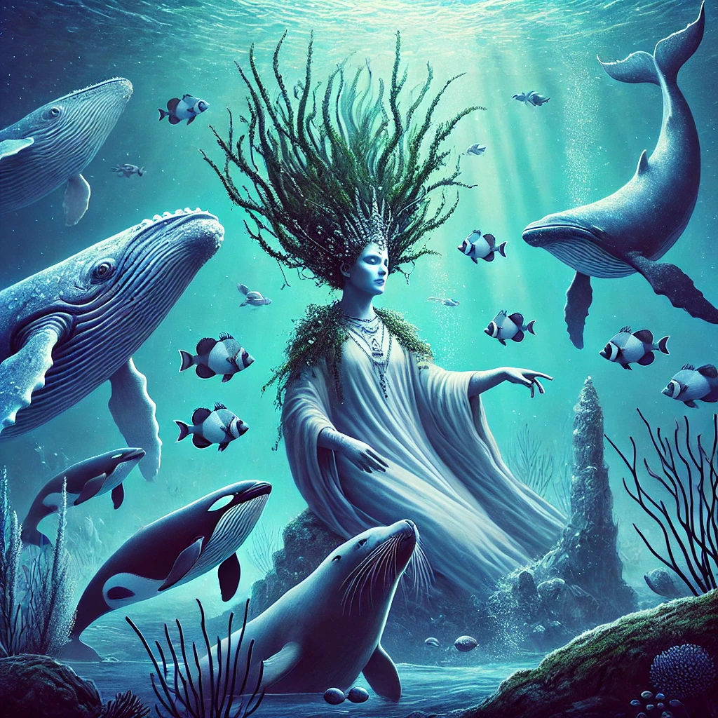 Artistic depiction of Sedna from Inuit Folklore Artistic depiction of Sedna from Inuit Folklore