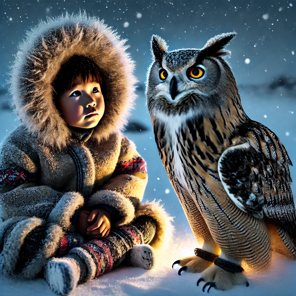 Orphan and the Owl in Inuit Folklore tradition