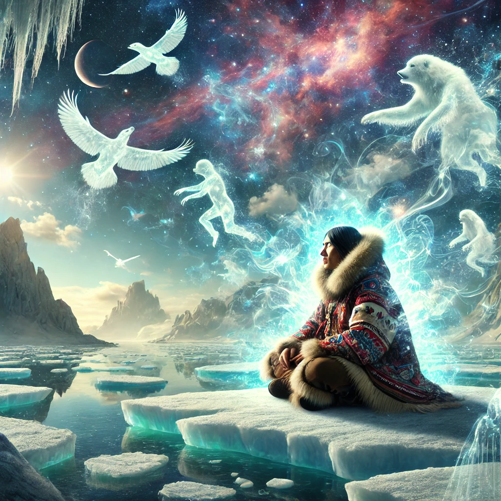 Tuurngait Realm - Inuit Folklore illustration