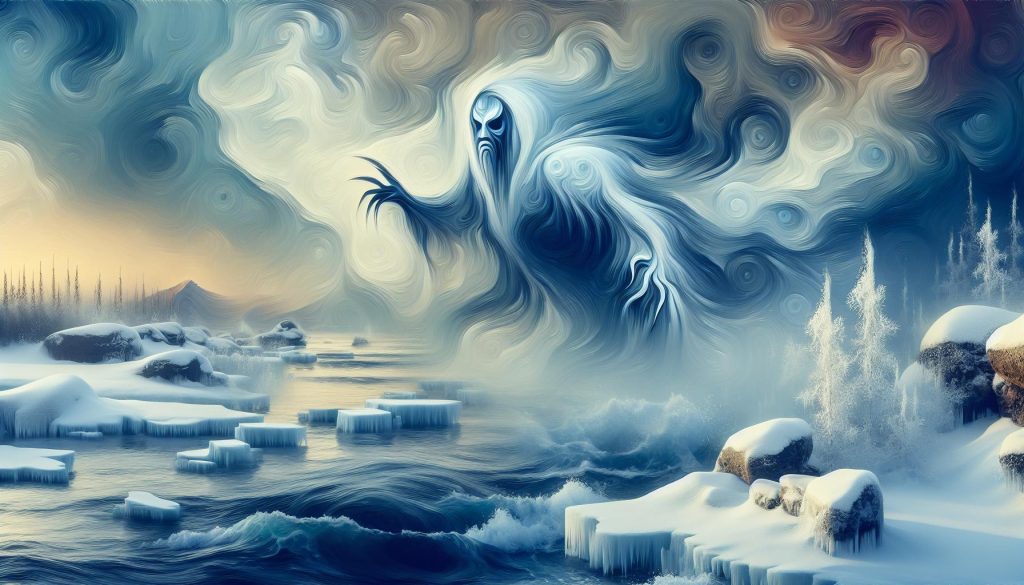 Qallupilluk - mythological figure from Inuit Folklore Qallupilluk - mythological figure from Inuit Folklore