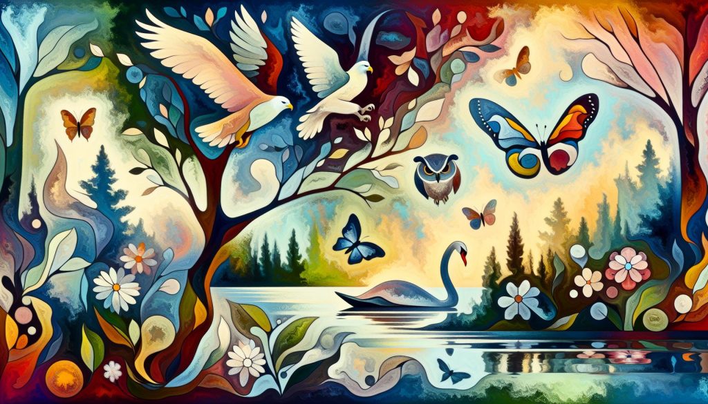 Ancient depiction of Animal Spirits and Transformation Ancient depiction of Animal Spirits and Transformation