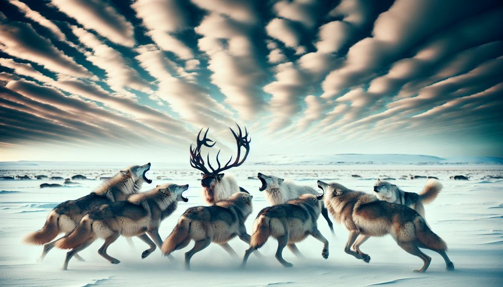 Amaroq - mythological figure from Inuit Folklore Amaroq - mythological figure from Inuit Folklore