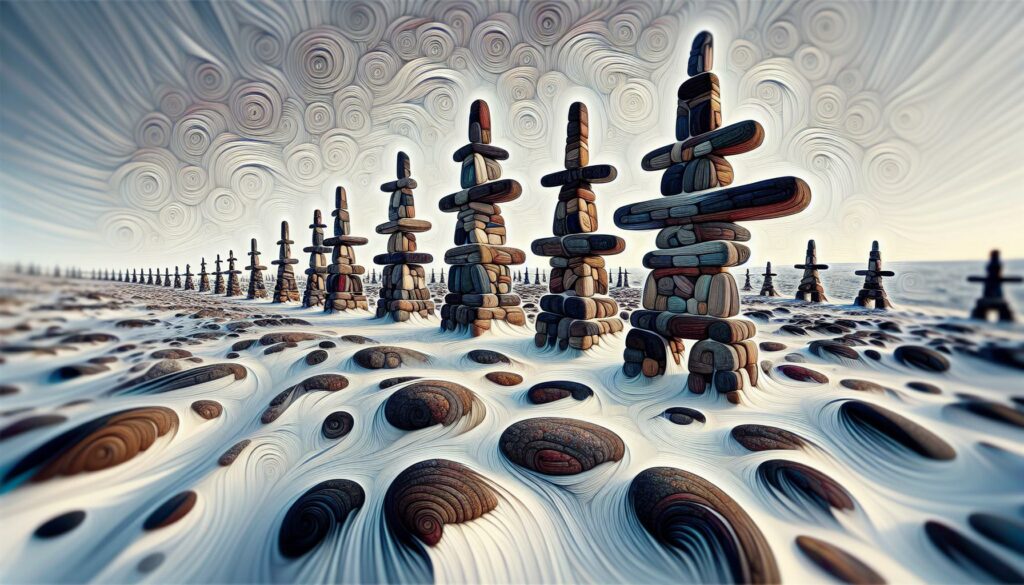 Inuksuk - mythological figure from Inuit Folklore Inuksuk - mythological figure from Inuit Folklore