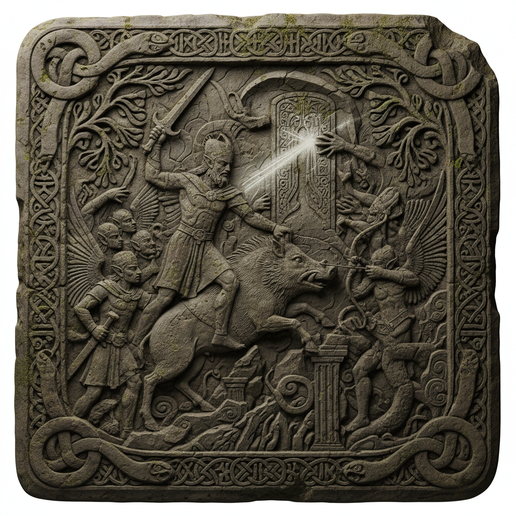Alfheim - Mythology Scene Scene from the legend of Alfheim