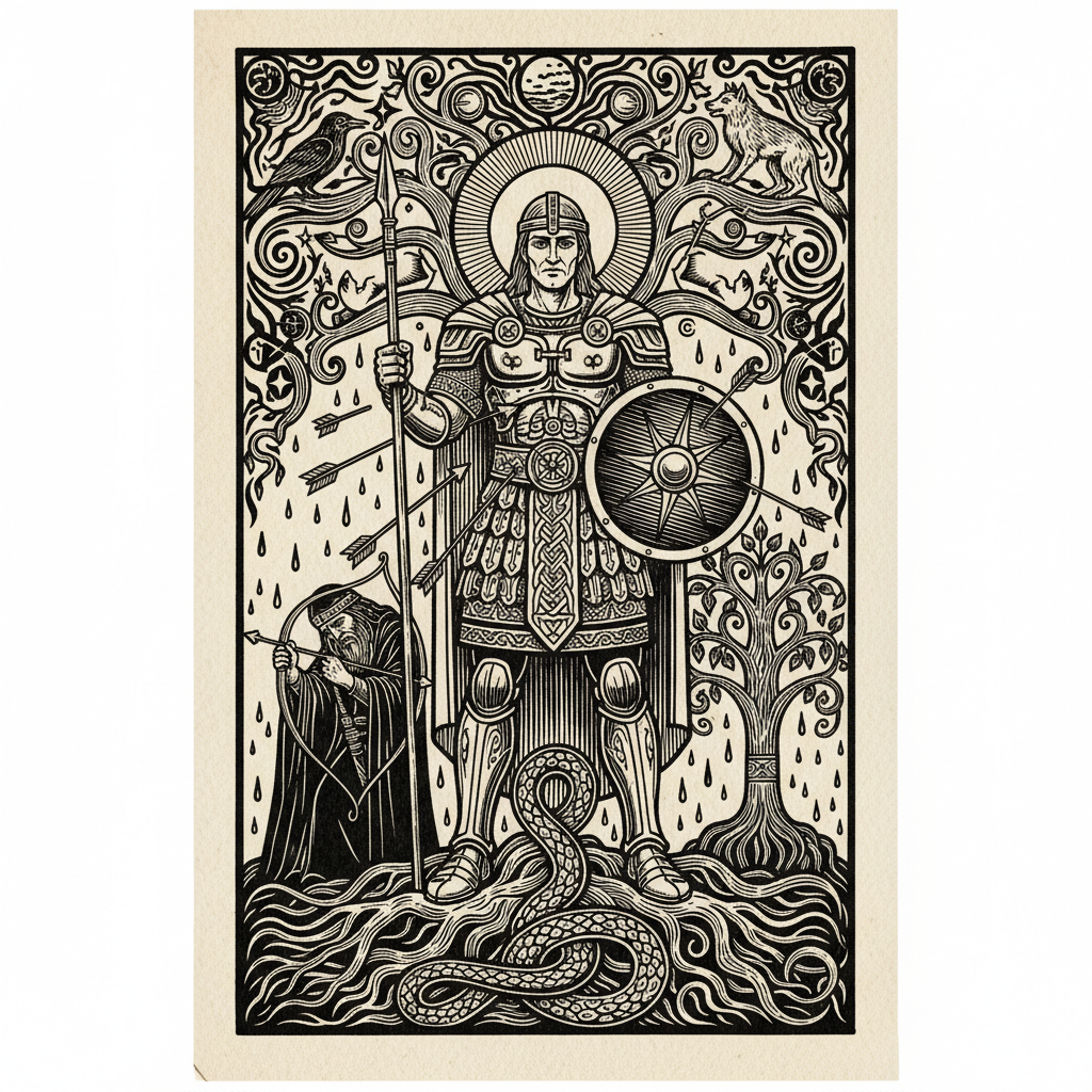 Baldur - Norse Mythology Illustration Baldur - Norse Mythology illustration