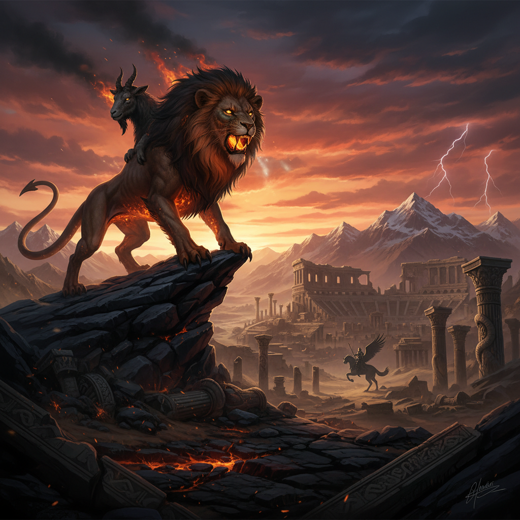 Chimera - Cultural Context Chimera in Greek Mythology cultural setting