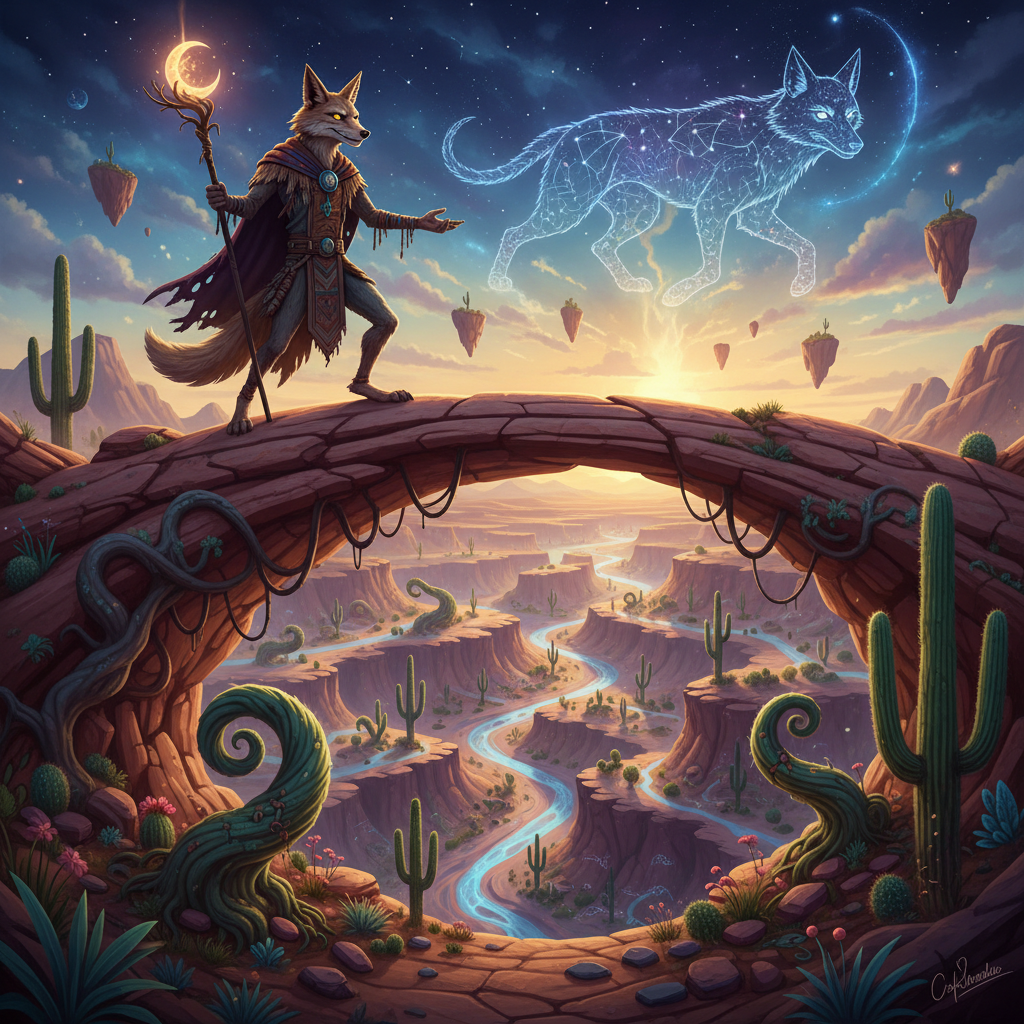 Coyote Trickster - Cultural Context Coyote Trickster in Native American Folklore cultural setting